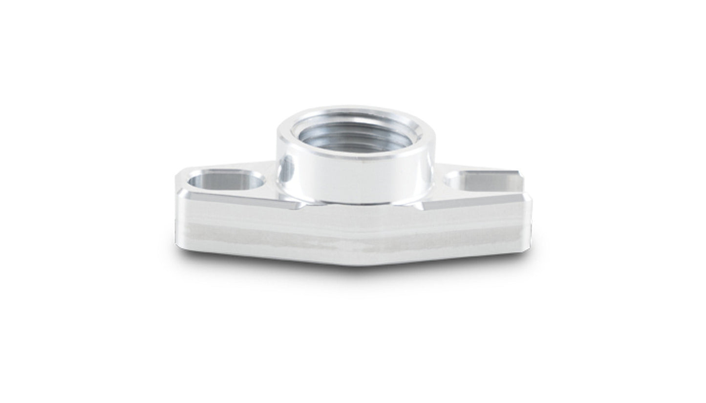 Vibrant Performance Turbo Oil Drain Flange - 1/2 in NPT Female - Hardware Included - Aluminum - Natural - Various