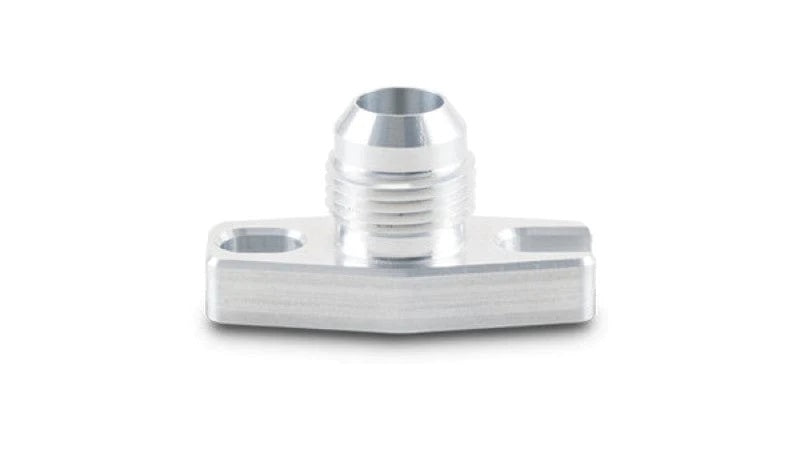 Vibrant Performance Fitting - Turbo Fitting - Adapter - Straight - Oil Pan Drain Flange to 10 AN Male - Aluminum -
