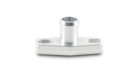 Vibrant Performance Turbo Oil Drain Flange - 5/8 in Hose Barb - Hardware Included - Aluminum - Natural - Various