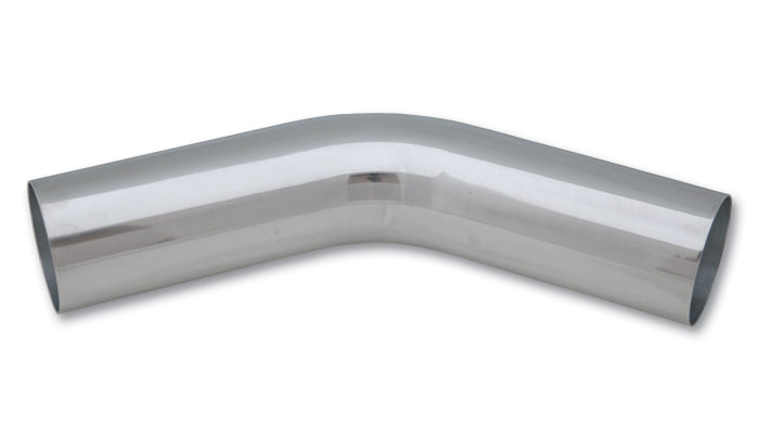 Vibrant Performance Aluminum Tubing Bend - 45 Degree - Mandrel - 5 in Diameter - 7 in Radius - 4 in Legs - 2.4 mm