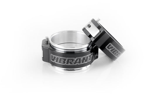 Vibrant Performance VanJen Clamp Assembly - HD 2.0 - Pinless - Quick Release - 4 in OD Tubing - Ferrule Included -