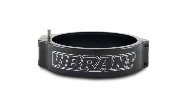Vibrant Performance VanJen Clamp - HD 2.0 - Pinless - Quick Release - 3.5 in OD Tubing - Aluminum - Black Anodized -