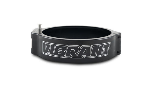 Vibrant Performance VanJen Clamp - HD 2.0 - Pinless - Quick Release - 3.5 in OD Tubing - Aluminum - Black Anodized -