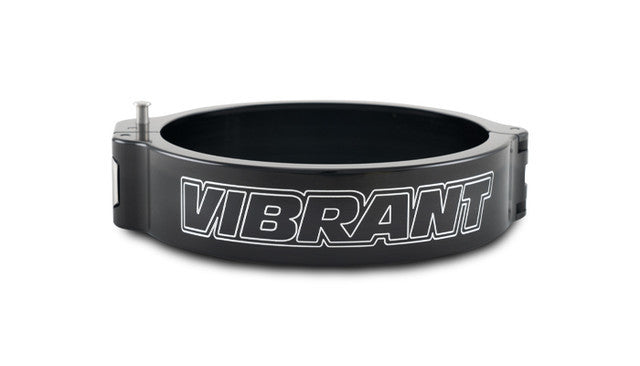Vibrant Performance VanJen Clamp - HD 2.0 - Pinless - Quick Release - 4 in OD Tubing - Aluminum - Black Anodized - Each