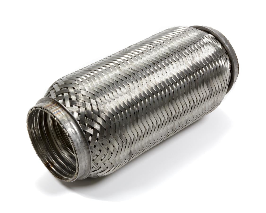 Vibrant Performance Exhaust Flex Pipe - TurboFlex - Weld-On - Flexible - 2.5 in Inlet - 2.5 in Outlet - 8 in Long -