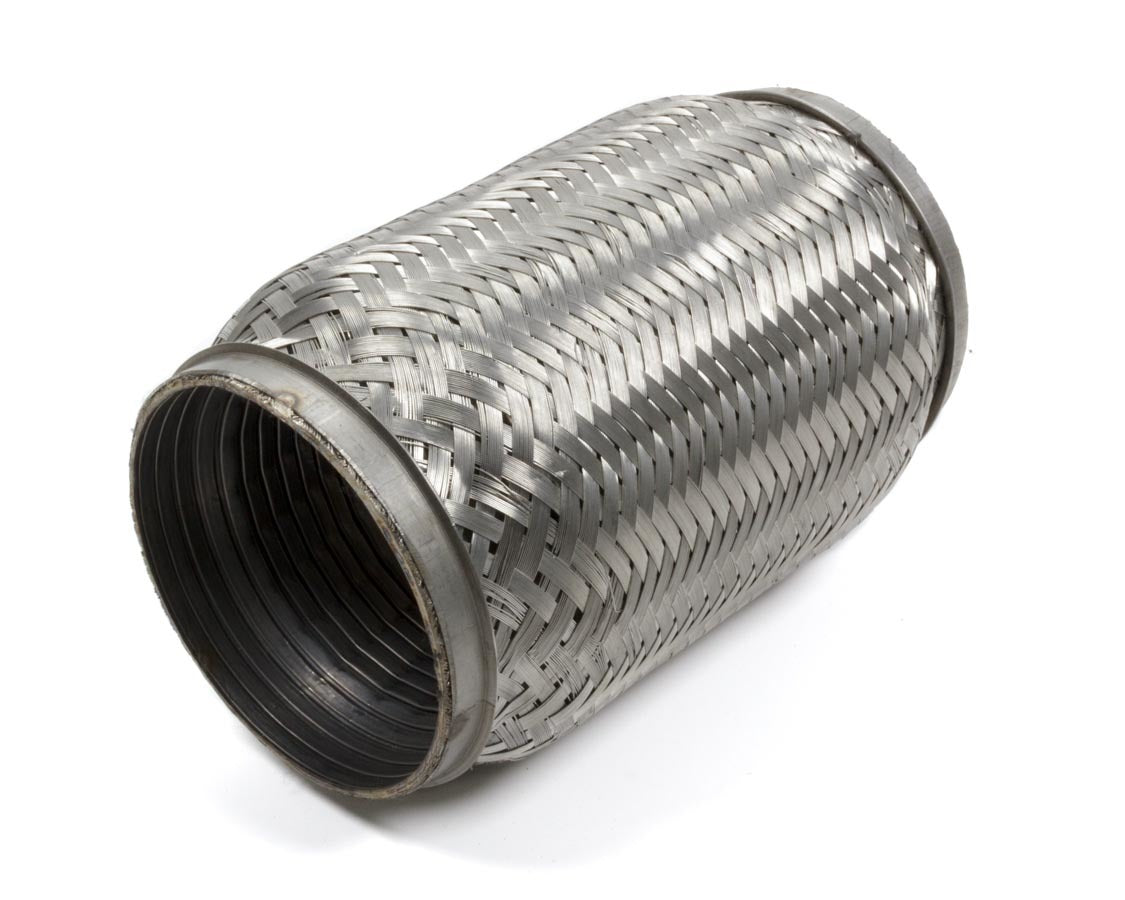 Vibrant Performance Exhaust Flex Pipe - TurboFlex - Weld-On - Flexible - 4 in Inlet - 4 in Outlet - 8 in Long -