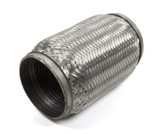 Vibrant Performance Exhaust Flex Pipe - TurboFlex - Weld-On - Flexible - 4 in Inlet - 4 in Outlet - 8 in Long -