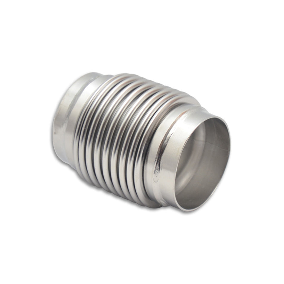 Vibrant Performance Exhaust Flex Pipe - Electropolished - Bellow - Weld-On - Flexible - 1.875 in Inlet - 1.875 in