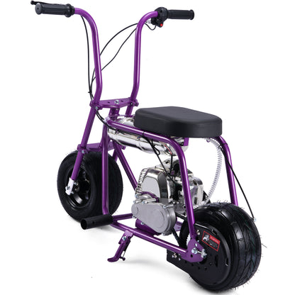 MotoTec Wild Rover 49cc 2-Stroke Kids Gas Mini Bike Purple - view 4