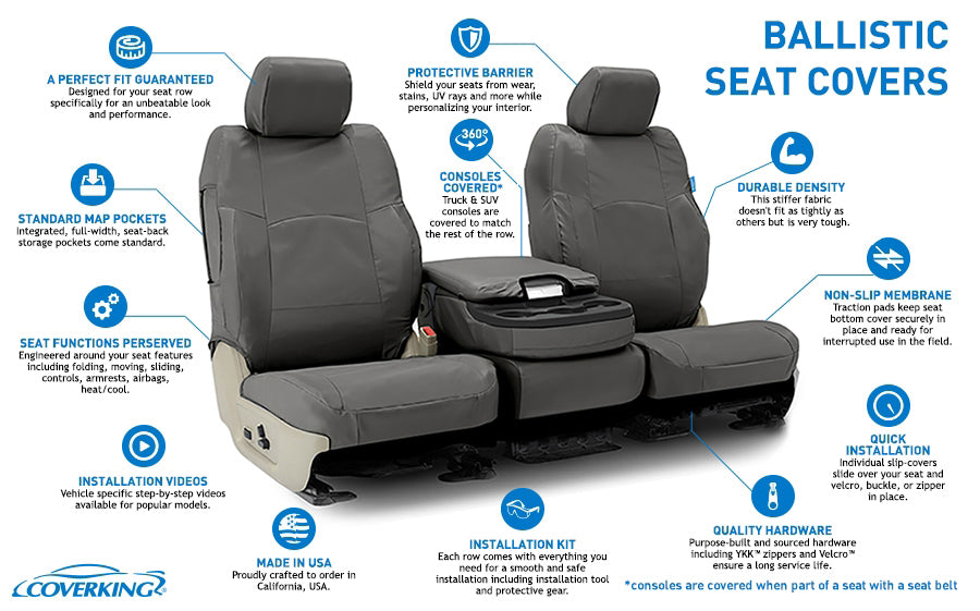 Custom Tactical Seat Cover Ballistic