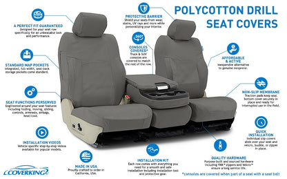 Custom Seat Cover Poly Cotton