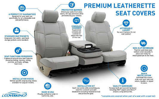 Custom Seat Cover Premium Leatherette