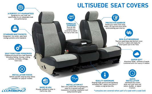 Custom Seat Cover UltiSuede