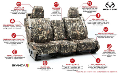 Custom Seat Cover Neosupreme Camo Real Tree