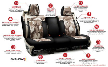 Custom Seat Cover Skanda Camo