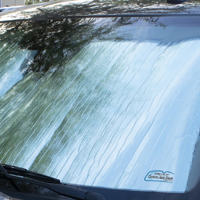 Close view of the Custom Auto Shade reflective surface