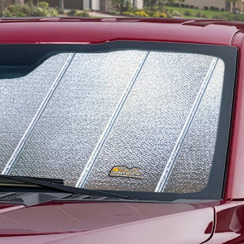 Close view of Ultimate Reflector surface and fold lines